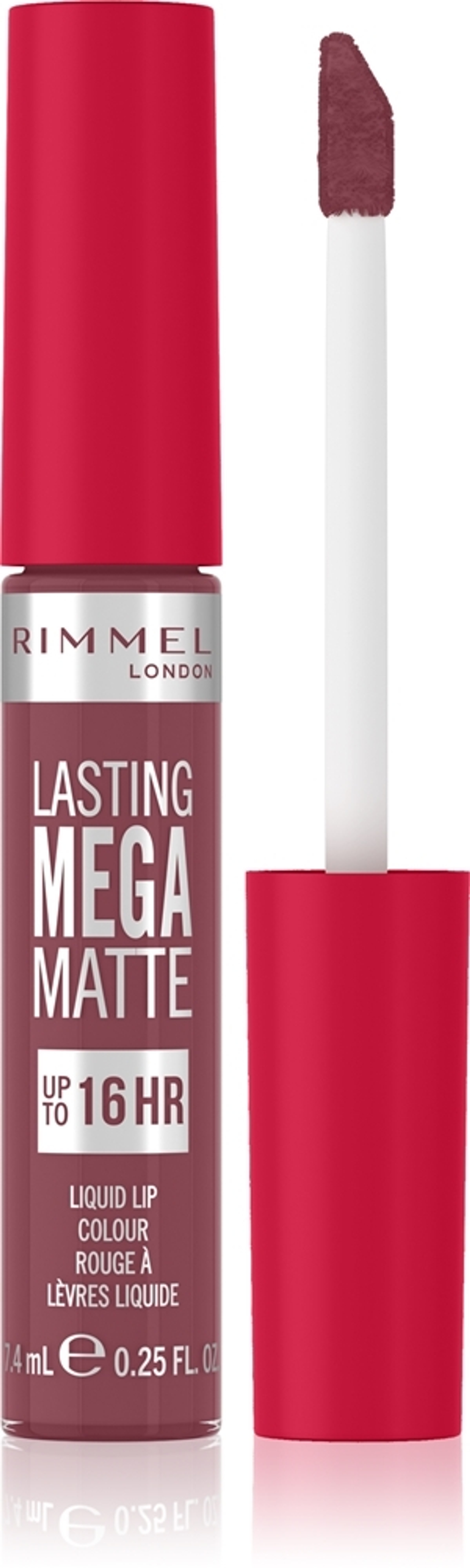 Rimmel Lasting Mega Matte - Легкая матовая жидкая помада 16 часов., 7,4 ml