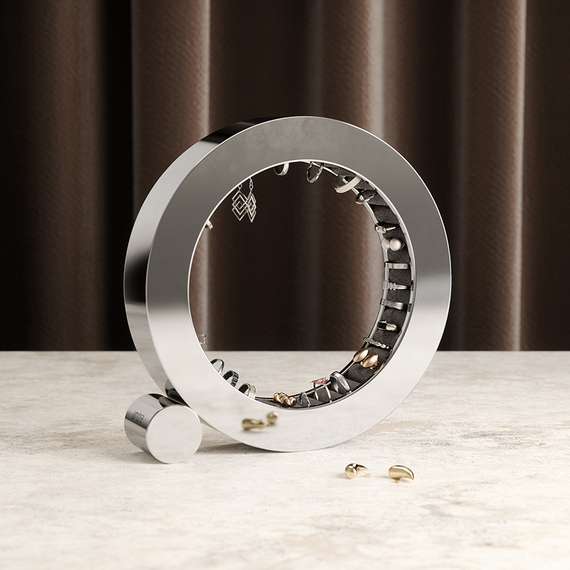 Органайзер для украшений ferris, D19 см, хром