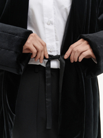 Утепленное кимоно (черный)