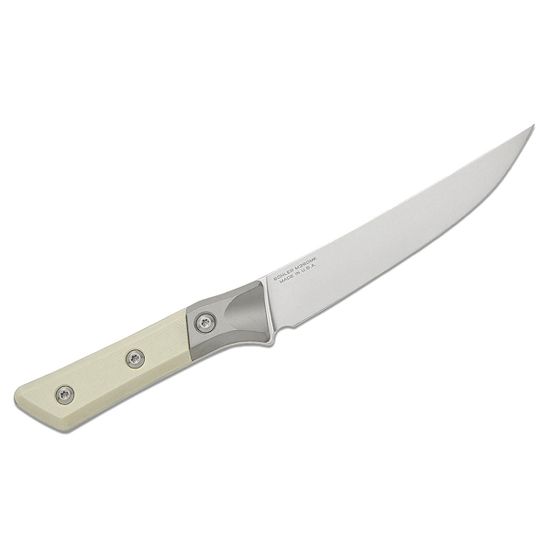 Нож кухонный Microtech Kitchen Boning 3100B-10IV с клинком из стали M390MK, рукоять G-10