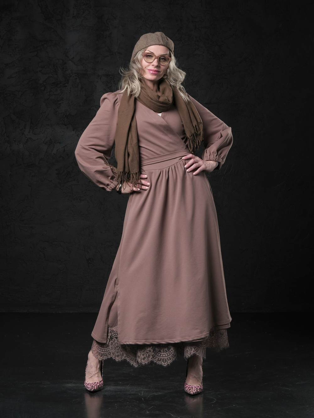 Платье на запах / несквик