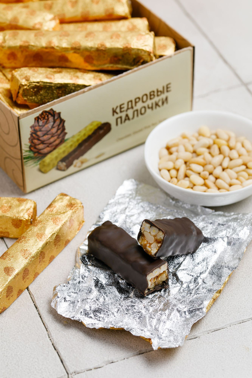 Кедровые палочки / Классические / шоу-бокс / 640 г / ТМ Сибирский кедр