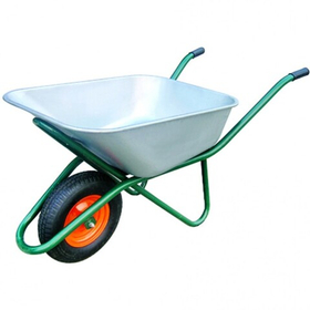 Тачка садовая Беслан одноколесная безкамерное колесо 110 л