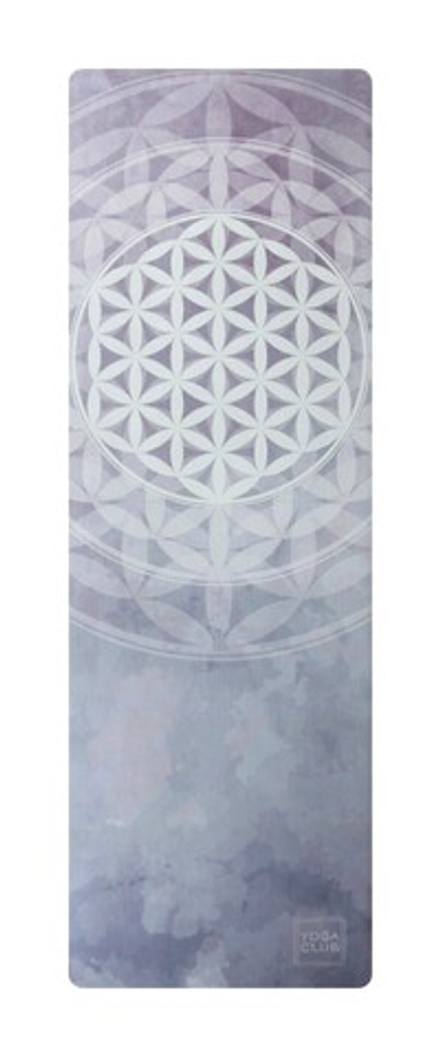 Коврик для йоги Flower of Life (YC) 183*61*0,1 см из микрофибры и каучука