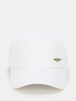 Кепка AERONAUTICA 1122 белый лого метал.