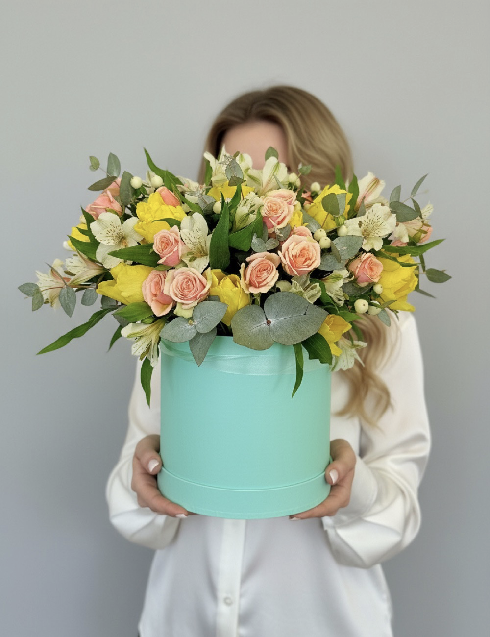 Цветы в коробке Цветочный вальс