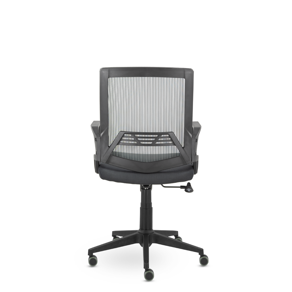 Кресло М-807 Квадро/Kvadro blackPL Ср NET72/E72-к (серый)