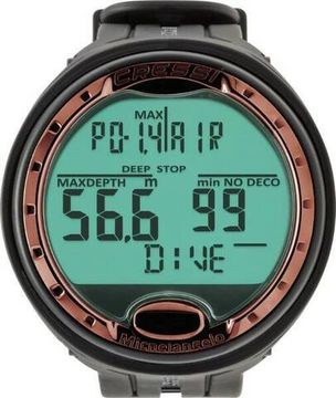 Компьютер наручный Cressi Michelangelo черный-медь