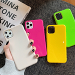 Чехол силиконовый цветной  для iPhone X/Xs