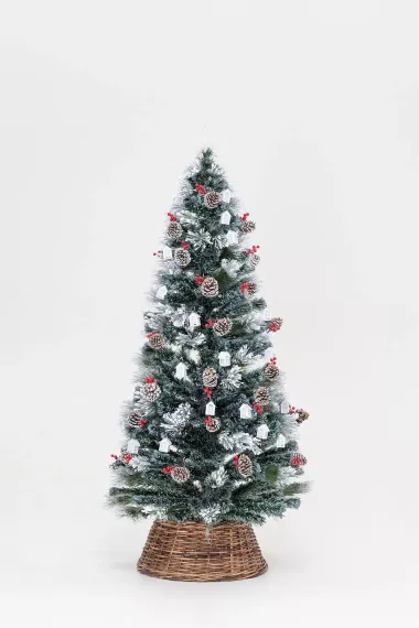 Оптоволоконная елка с LED лампочками Сказочная 150 см., леска+пвх, контроллер (Т2121-150)