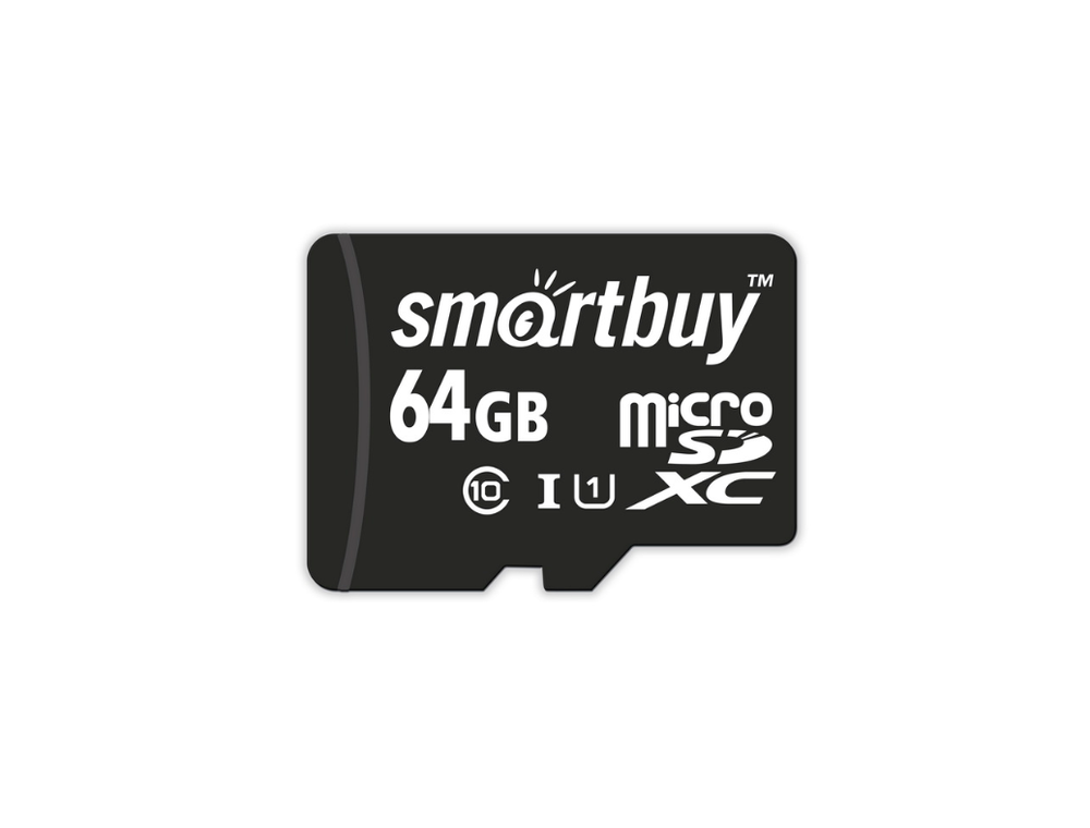 Карта памяти MicroSDXC 64 GB Class10 UHS-I SmartBuy