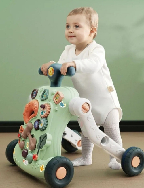 Многофункциональные ходунки Luxmom 6в1 (каталка, бизиборд,самокат, беговел)