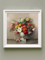 Картины на стену интерьерная на холсте 4 шт, 23*23 см