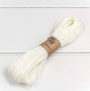 Бечевка бумажная Белая