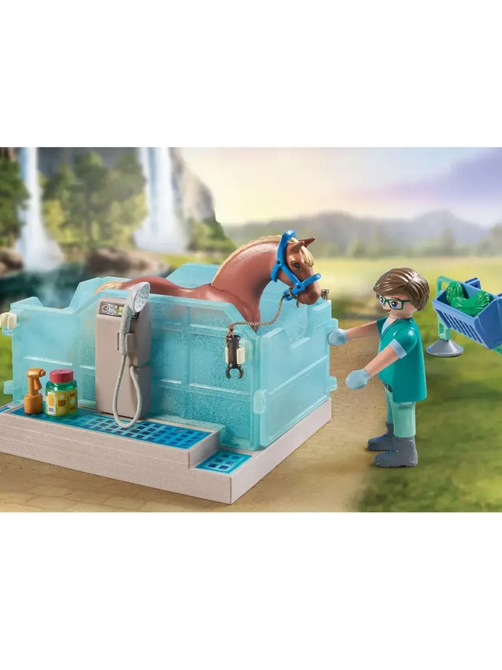 Набор Иппотерапия и ветеринарная практика Playmobil 71352