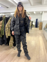 Женская горка Валькирия / весна лето / черный мультикам