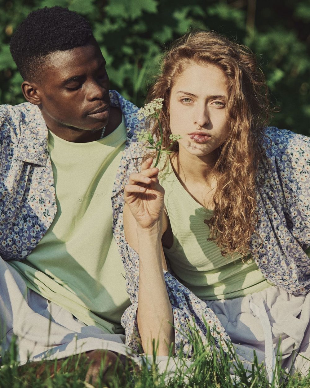 Майка One Two Tank Top White Jade зеленая