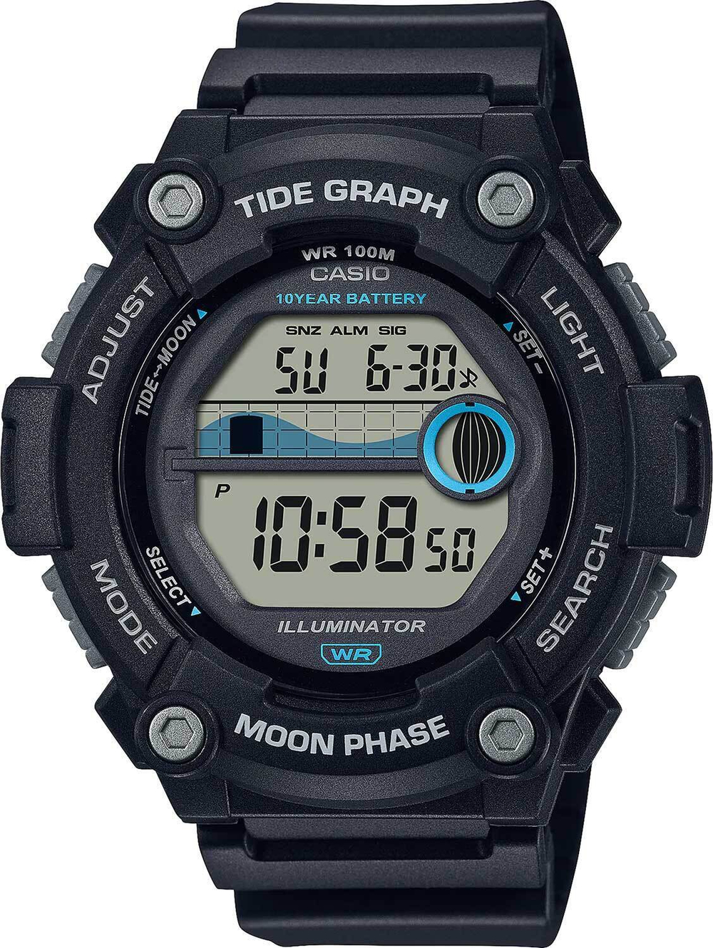 Мужские наручные часы Casio Collection WS-1300H-1A