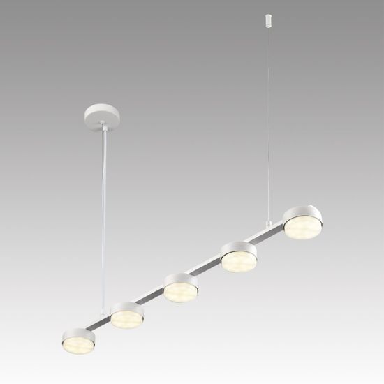 8265/5 COMFI LN26 металл, белый Светильник подвесной GX53 LED 5*7W 220V TORINA