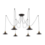 Citilux Эдисон CL451061 Люстра паук Венге Бронза