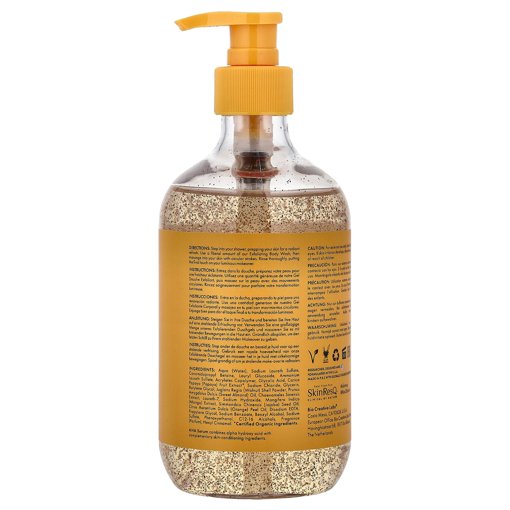 Petal Fresh, Skin ResQ™, гель для душа, 5% сыворотка с АГК и папайя, 473 мл (16 жидк. унций)