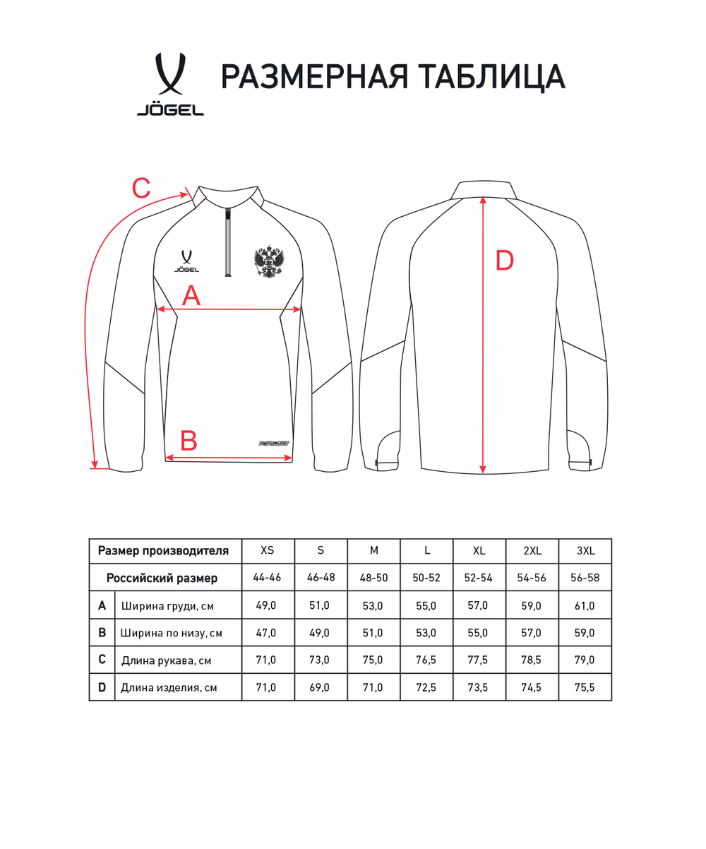 Джемпер тренировочный NATIONAL PerFormDRY Training Zip Top, темно-синий