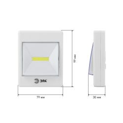 Светодиодный фонарь подсветка ЭРА Пушлайт SB-606 кликер для бытовой подсветки