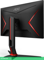 Монитор AOC Q24G2A/BK черный/красный
