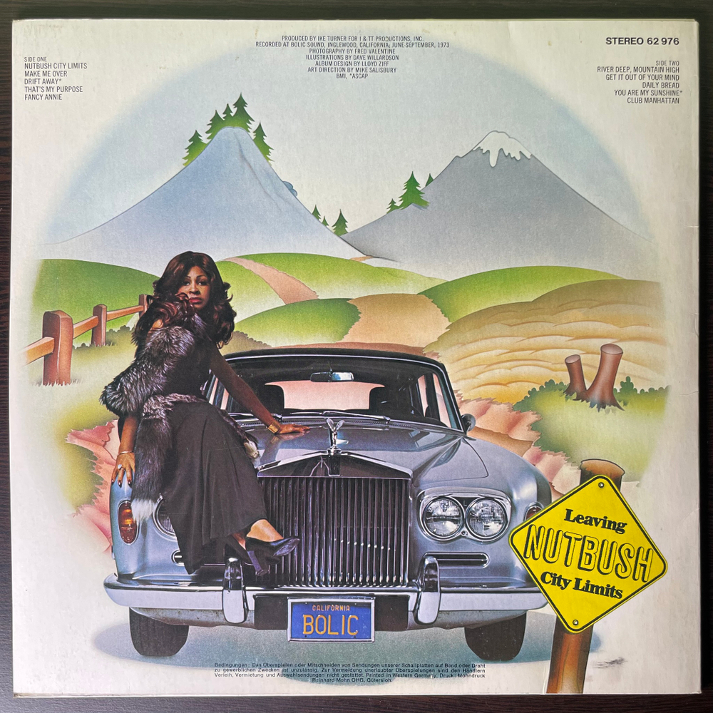 Ike & Tina Turner ‎– Nutbush City Limits (Германия 1974г.)