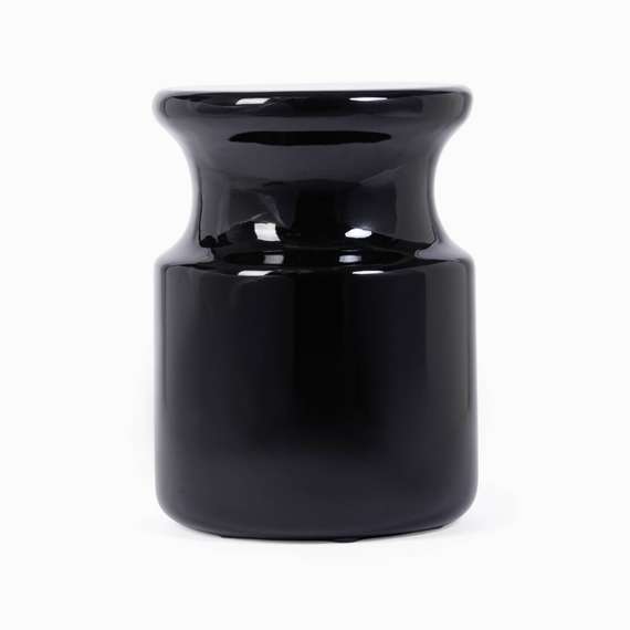 Кофейный стол Perry Ø33х45 см, черный глянец