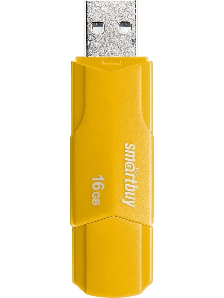 USB карта памяти 16ГБ Smart Buy Clue (желтый)