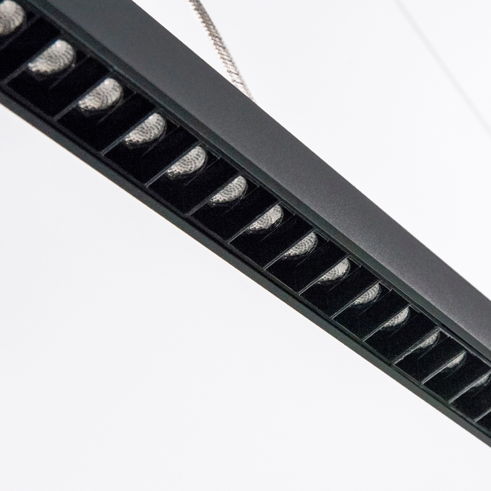 748357 Люстра SATURNO LED 36W 2800LM 25G ЧЕРНЫЙ 3000-6000K