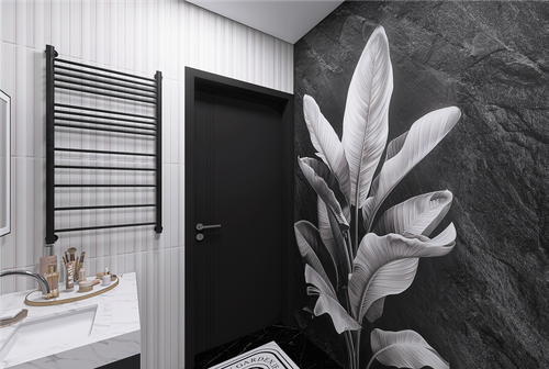 Панель ПВХ фотопечать 3D Panda Эстетика 2700х250 мм