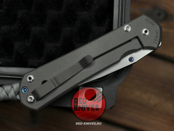 SPD X Chris Reeve Sebenza 31 Large Blue Wave - рук. титан, шайбы бронза, дэтенд керамика