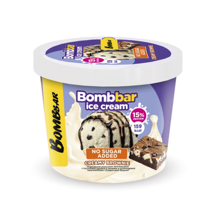 Мороженое Bombbar Protein Cream Brownie 150 гр