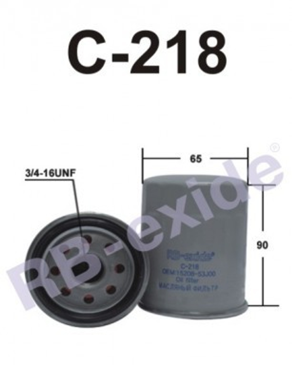 Масляный фильтр RB-Exide C-218