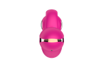 Силиконовый вибратор-кролик с функцией вращения SW3052-hot-pink