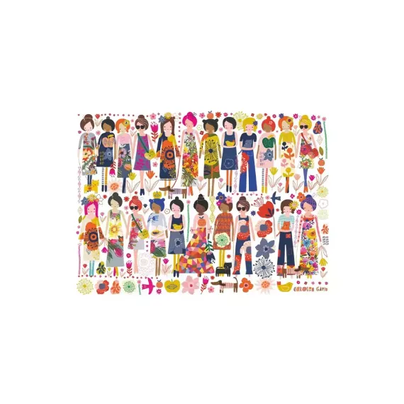 Puzzle Flowers and Friends XXL 200 pcs