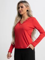 Блуза Новелла (красная) Б15490-24М LT Collection