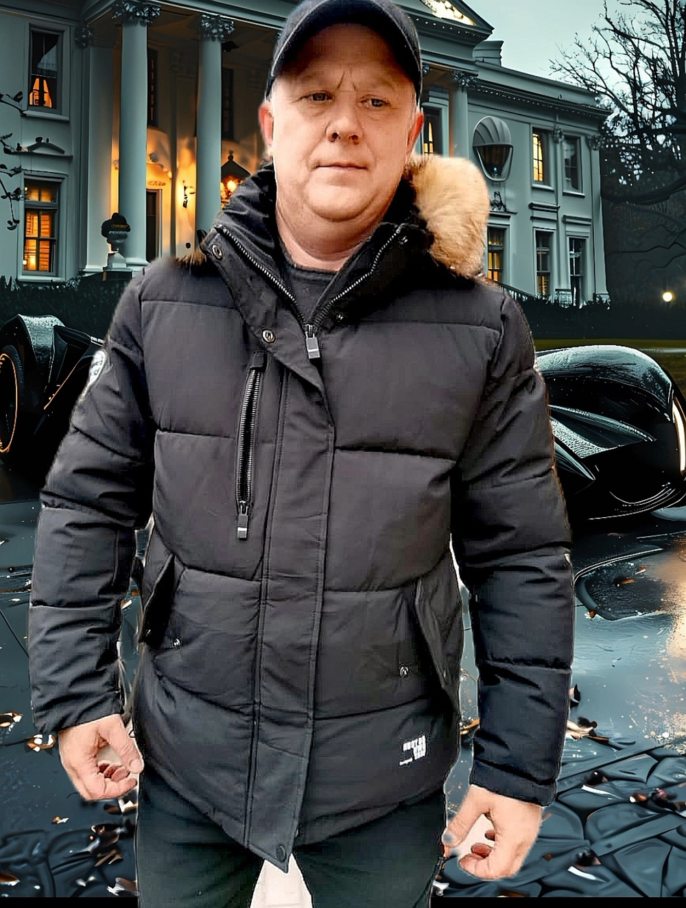 Куртка мужская зимняя с капюшоном