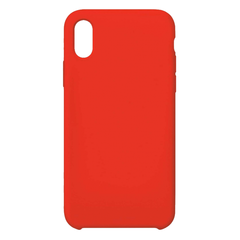 Силиконовый чехол Silicon Case WS для iPhone Xs Max (Красный)