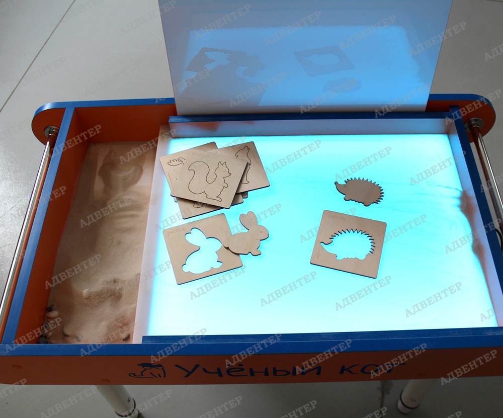 Комплект трафаретов Дикие животные "Учёный кот"