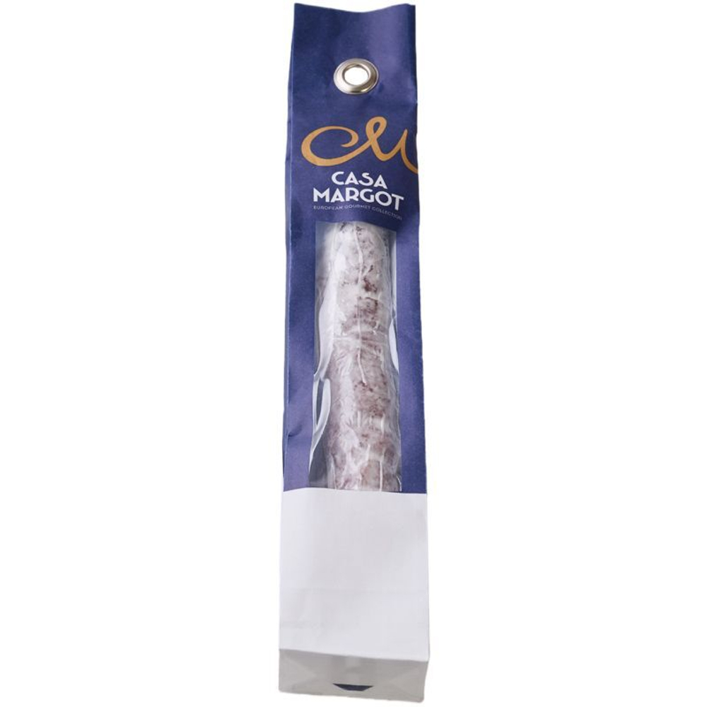 Колбаса полусухая сыровяленая «Фуэт Canard с брусникой» (120г),ТМ CASA MARGOT