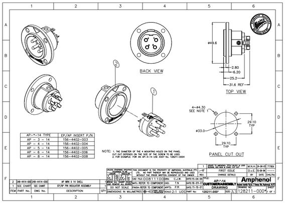 Amphenol AP-4-14