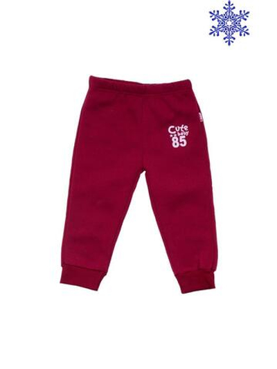 Штаны для девочек "Cute85 maroon" HP6 р.80 бордовый
