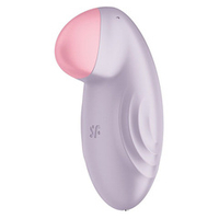 Сиреневый клиторальный стимулятор 8,5см Satisfyer Tropical Tip