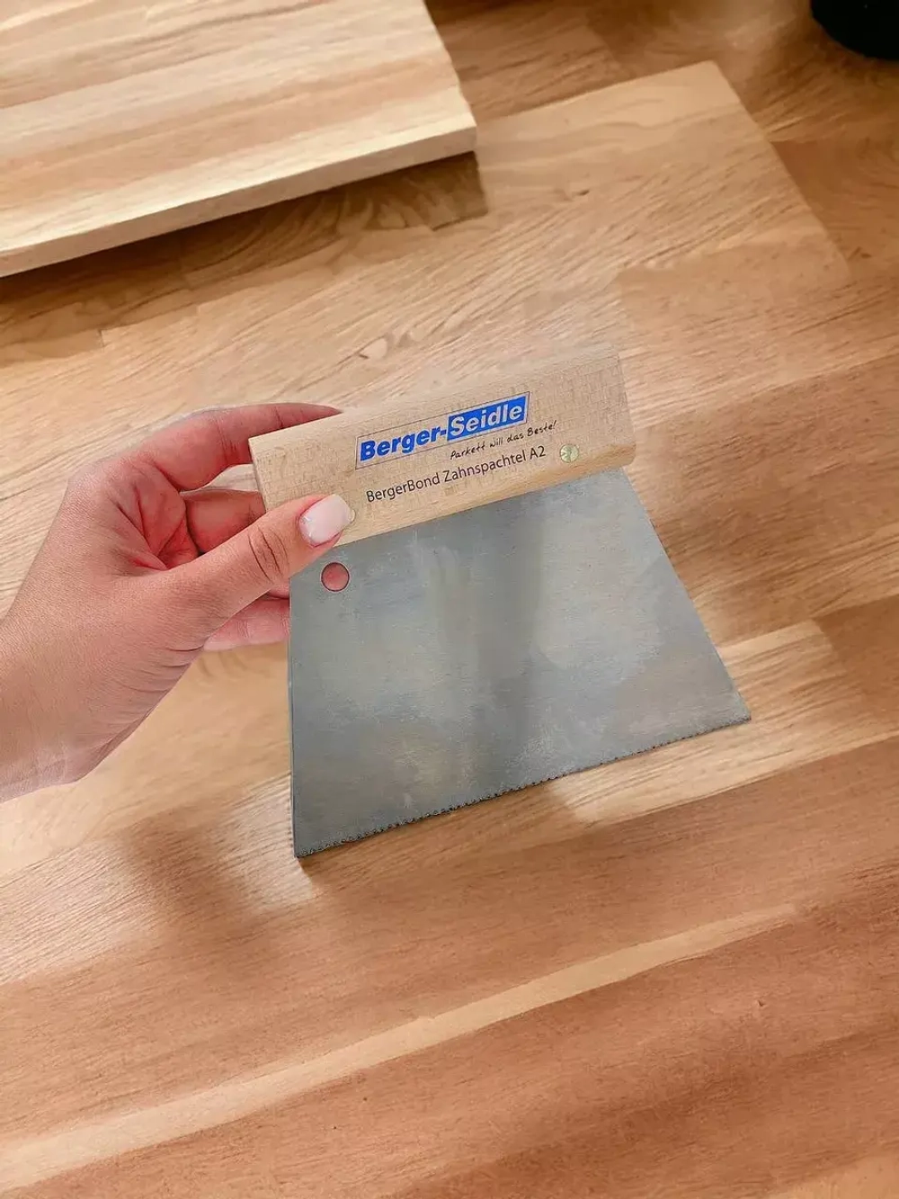 Шпатель зубчатый для клея Berger-Seidle A2