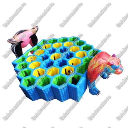 Надувной лабиринт "Пума", 8*8*3,6 м
