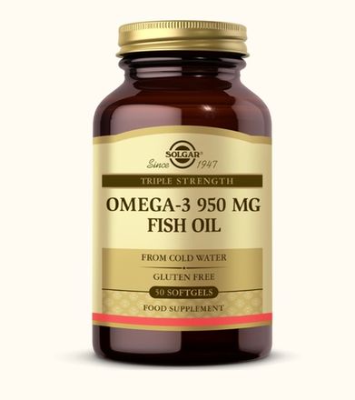 Omega-3 Solgar 950 mg 50 капсул. (услуга доставки из Турции)