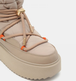 Комбинированные полусапоги INUIKII 75205-110 Technical Platform Beige